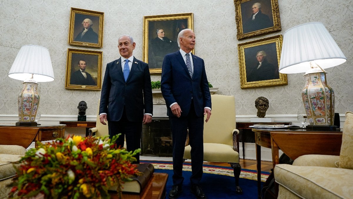 Netanyahu ile Biden, Beyaz Saray’da bir araya geldi